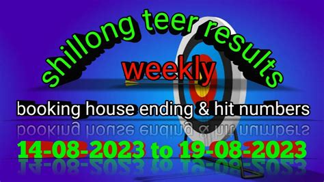 nepal teer house ending|Shillong Teer Weekly House Ending Chart Update .